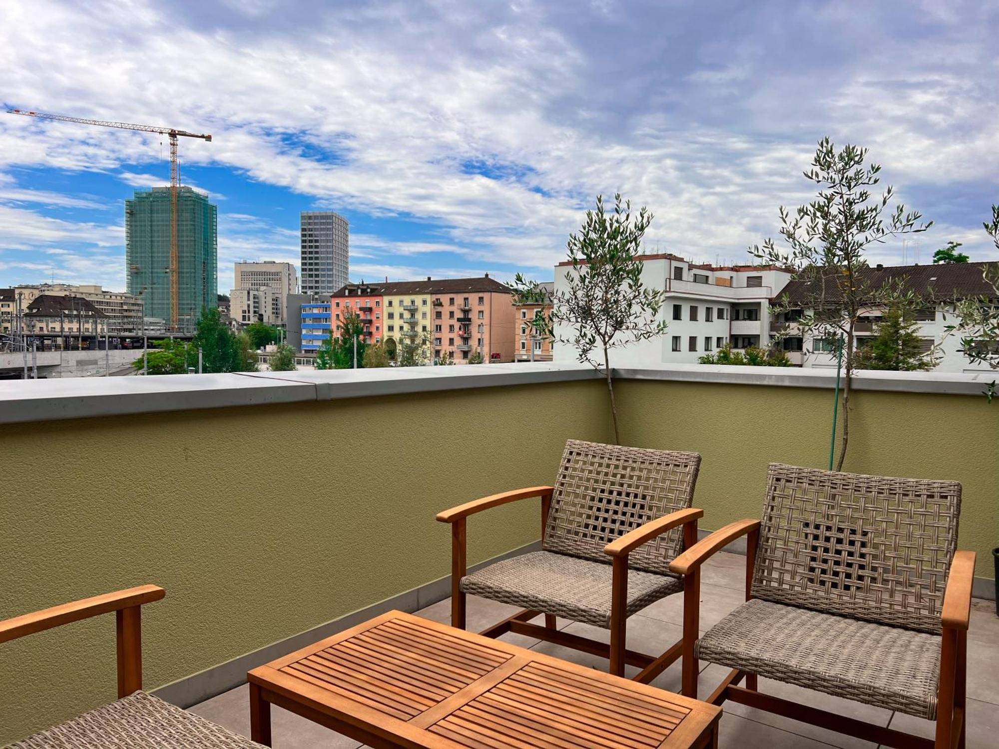 Skyline Rooftop Suite With 2 Balconies -401- Zurich Extérieur photo